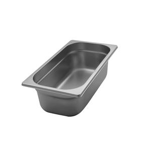 BACINELLA GN 1/3 cm.32,5x17,6xH.20 ACCIAIO INOX LUCIDO AISI 304