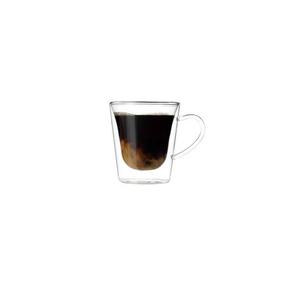 TAZZA ESPRESSO C/MANICO cl.12 cm.9,9xH.8 vetro borosilicato doppia parete THERMIC GLASS 08881/04 RM221