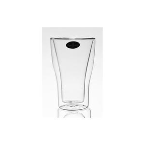 BICCHIERE LATTE MACCHIATO cl.34 cm.8,96xH.15 vetro borosilicato doppia parete THERMIC GLASS 10355/01