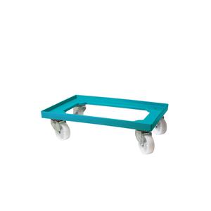 CARRELLO PORTAVASCHETTE cm.60x40 BLU