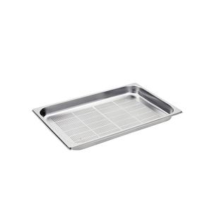 BACINELLA FORATA GN 1/1 cm.53x32,5xH.4 ACCIAIO INOX LUCIDO AISI 304