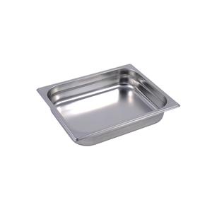 BACINELLA GN 1/2 cm.32,5x26,5xH.15 ACCIAIO INOX LUCIDO AISI 304