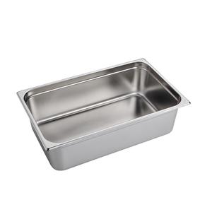 TEGLIA GN 1/1 cm.53x32,5xH.4 ACCIAIO INOX LUCIDO AISI 304