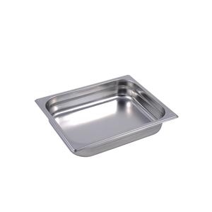 BACINELLA GN 1/2 cm.32,5x26,5xH.10 ACCIAIO INOX LUCIDO AISI 304