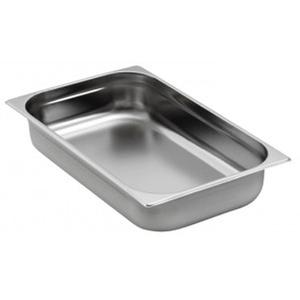 TEGLIA GN 1/1 cm.53x32,5xH.2 ACCIAIO INOX LUCIDO AISI 304