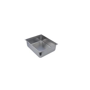 BACINELLA GASTRONORM 2/1 C/GRADINO cm.65x53x4H ACCIAIO INOX