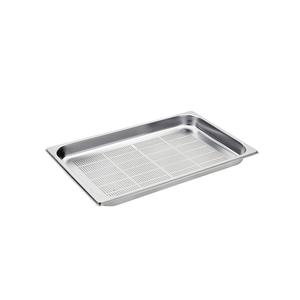 TEGLIA FONDO FORATO GN1/2 cm.32,5x26,5x4H ACCIAIO INOX