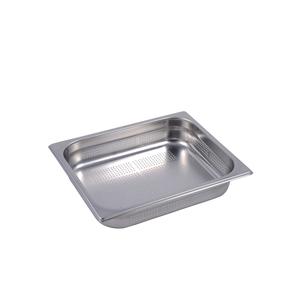 BACINELLA FORATA TUTTA GN1/2 cm.32,5x26,5x6,5H ACCIAIO INOX