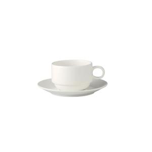 TAZZA CAFFE' IMPILABILE cl7,5 cm8x6,5x4,4h CHINA WHITE COLLE