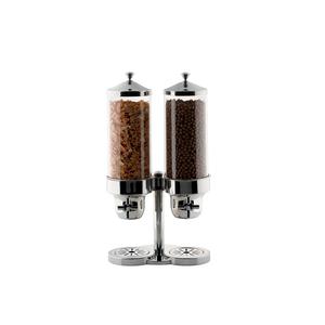 DISTRINUTORE CEREALI 
DOPPIO CON DOSATORE cm21,5x31x59h ODIN
