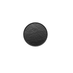 PIATTO TONDO cm.30 effetto pietra nero 70171B PORCELLANA