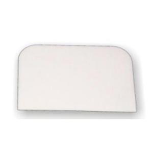 RASCHIETTO TAGLIA IMPASTO mm.138x95 PLASTICA BIANCA