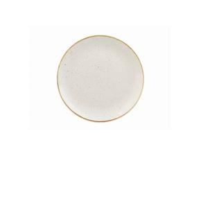 PIATTO PIANO COUPE cm.16,5 porcellana STONECAST BARLEY WHITE