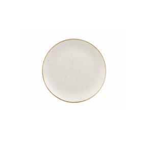 PIATTO PIANO COUPE cm.28,8 porcellana STONECAST BARLEY WHITE
