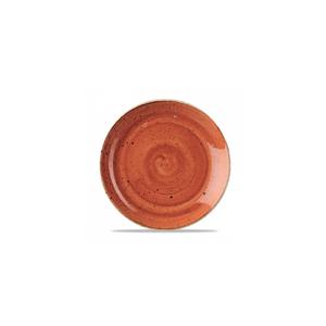 PIATTO PIANO cm. 21,7 arancio speziato STONECAST