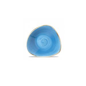 CIOTOLA TRIANGOLARE cm.15,3 cl.26 porcellana STONECAST CORNFLOWER BLUE