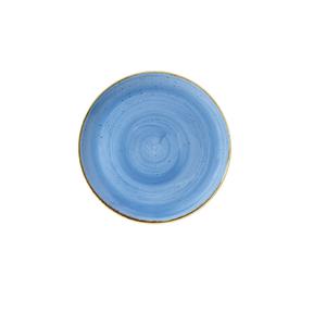 PIATTO PIANO COUPE cm.21,7 porcellana STONECAST CORNFLOWER BLUE