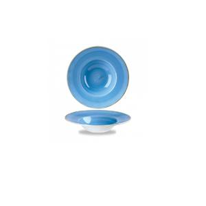 PIATTO FONDO CON ALA cm.24xH.5,7 cl.28,4 porcellana STONECAST CORNFLOWER BLUE