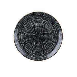 PIATTO PIANO cm.21,7 charcoal black STUDIO PRINTS HOMESPUN