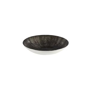 PIATTO FONDO COUPE cm.25 quarz black STUDIO PRINTS STONE