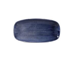 PIATTO RETTANGOLARE cm29,8x15,3 Patina Cobalt Blue STONECAST