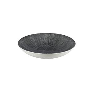 CIOTOLA COUPE cm.18,2 porcellana STUDIO PRINTS AGANO BLACK