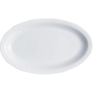 PIATTO OVALE cm.33 porcellana bianca AMERYKA