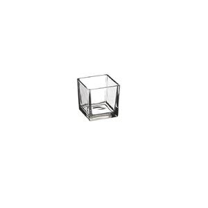 VASO CUBO cm.6x6x6 vetro trasparente ALE