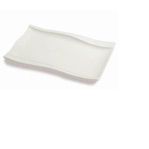 PIATTO RETTANGOLARE cm.28x18 porcellana bianca MINI PARTY