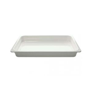 CONTENITORE cm.52,20x32x6,50h melanina bianca SHOW PLATE