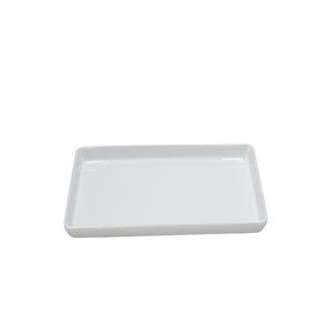 VASSOIO RETTANGOLARE cm.28x14x1,2h porcellana bianca GOURMET