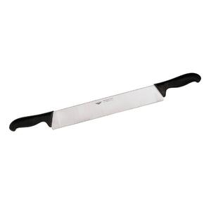 COLTELLO FORMAGGIO doppio manico cm.36 ACCIAIO INOX