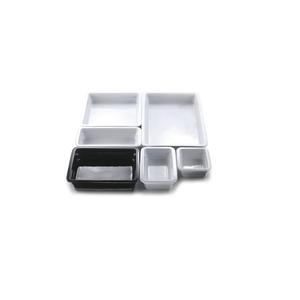 TEGLIA GN1/4 cm.26,5x16x6,5h porcellana nera GASTRONORM