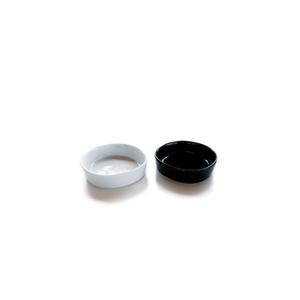 COPPETTA TONDA cm.7,5x7,5x2h porcellana bianca PEBBLE(fuori listino)
