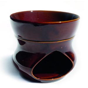 FORNELLO FONDUE cm.13x2h marrone STONEWARE