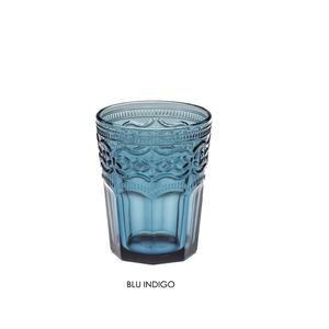 BICCHIERE ACQUA cl.31 cm.9x10h BLU INDIGO CANNES