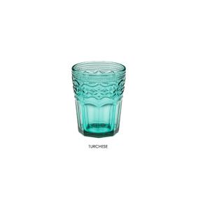 BICCHIERE ACQUA cl.31 cm.9x10h TURCHESE CANNES