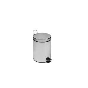 PATTUMIERA A PEDALE cm20,5x27,8 lt.5 acciaio inox BIN BASIC