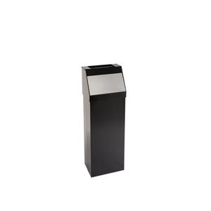 GETTACARTA POSACENERE BASCULANTE cm32,5x24x94h STORICO nero