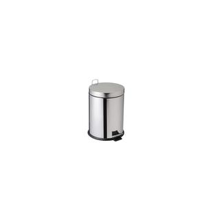 PATTUMIERA A PEDALE cm.27x38h lt.14 acciaio inox  BIN PLUS