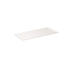 PIATTO RETTANGOLARE cm.36,5x15,5xH.1,7 porcellana bianca PRESENTAZIONE