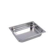TEGLIA GN 1/2 cm.32,5x26,5xH.4 ACCIAIO INOX LUCIDO AISI 304