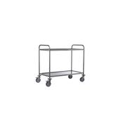 CARRELLO 3 RIPIANI SALDATI cm.100x50x93,5h ACCIAIO INOX portata kg.160