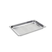 BACINELLA FORATA GN 1/1 cm.53x32,5xH.2 ACCIAIO INOX LUCIDO AISI 304