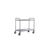 CARRELLO 3 PIANI SALDATO cm.80x50x93H ACCIAIO INOX