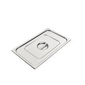 COPERCHIO GN 1/6 cm.17,6x16,2 ACCIAIO INOX LUCIDO AISI 304