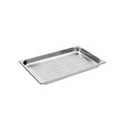 TEGLIA FONDO FORATO GN1/2 cm.32,5x26,5x2H ACCIAIO INOX