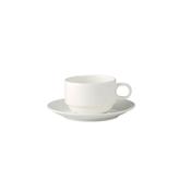 TAZZA CAFFE' IMPILABILE cl.7,1 cm.8x6,5xH.4,4 porcellana new bone CHINA WHITE