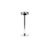 COLONNA PORTASECCHIELLO cm.25x68h ACCIAIO INOX Ø int. piatto mm. 210 altezza mm. 680