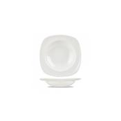 PIATTO PASTA QUADRO cm.28x28 porcellana bianca SQUARE